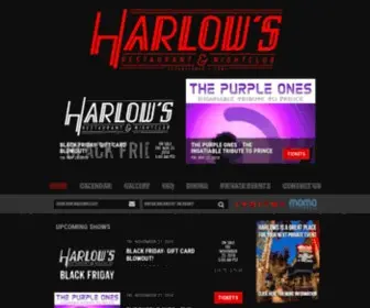 Harlows.com(Harlow's Restaurant & Nightclub) Screenshot