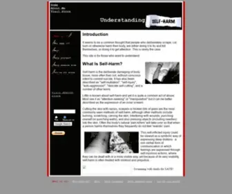 Harm.me.uk(Understanding Self Harm) Screenshot