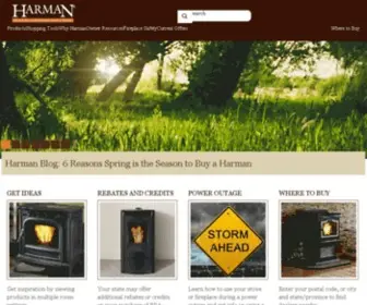 Harmanstoves.com(Wood Pellet Stoves) Screenshot