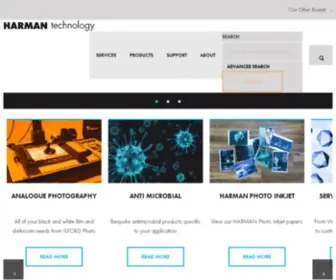 Harmantechnology.com(Harman technology Limited t/a ILFORD PHOTO) Screenshot