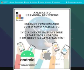 Harmoniabeneficios.com.br(Harmonia) Screenshot