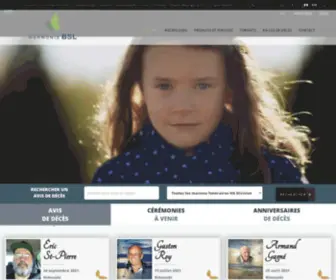 Harmoniabsl.com(Centre funéraire Harmonia BSL) Screenshot