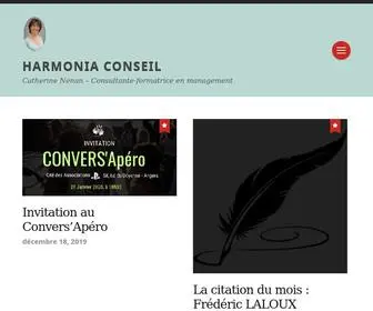 Harmoniaconseil.com(Catherine MENANT) Screenshot