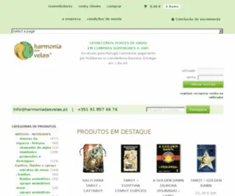 Harmoniadasvelas.pt(Produtos) Screenshot