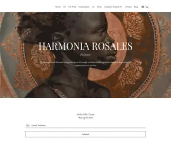 Harmoniarosales.com(Harmonia Rosales) Screenshot