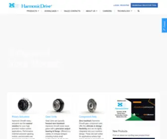 HarmoniCDrive.net(Harmonic Drive® High Precision Gear) Screenshot