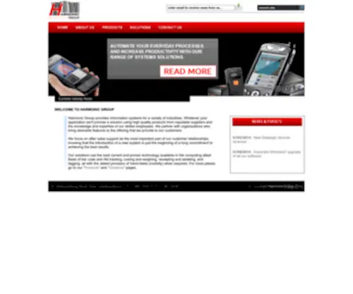 HarmonicGroup.com(Harmonic Group) Screenshot