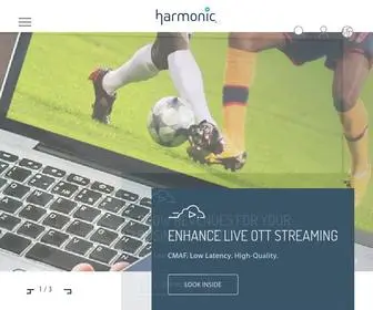 Harmonicinc.com(Harmonic) Screenshot