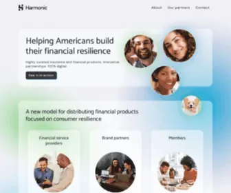 Harmonicinsurance.com(Harmonic Insurance) Screenshot