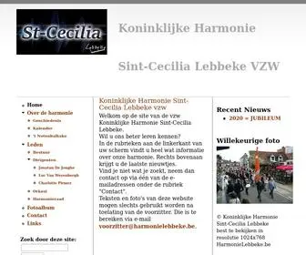 Harmonielebbeke.be(Koninklijke Harmonie Sint) Screenshot