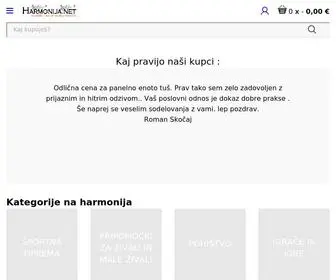 Harmonija.net(Spletna trgovina z bogato ponudbo) Screenshot