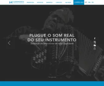 Harmonik.com.br(Captações para instrumentos musicais) Screenshot