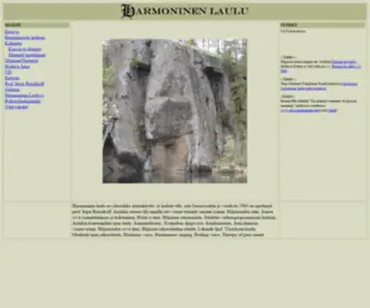 Harmoninenlaulu.org(Harmoninen laulu) Screenshot