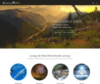 Harmoniousearth.org(Harmonious Earth) Screenshot