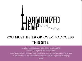 Harmonizedhemp.com(Harmonized Hemp) Screenshot