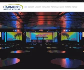 Harmonsav.com(Harmon's Audio Visual) Screenshot