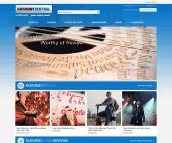 Harmony-Central.com Screenshot