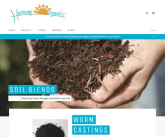 Harmony-Organics.com(Harmony Organics®) Screenshot