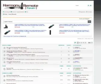 Harmony-Remote-Forum.de(Übersicht) Screenshot
