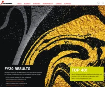 Harmony.co.za(Harmony) Screenshot