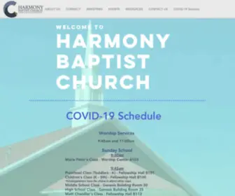 Harmonybaptist.net(Harmony Baptist) Screenshot