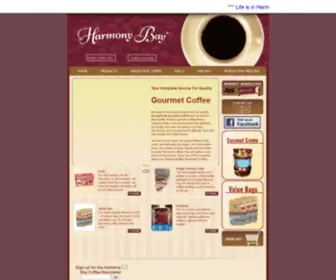 Harmonybaycoffee.com(Harmony Bay Coffee Roasters) Screenshot