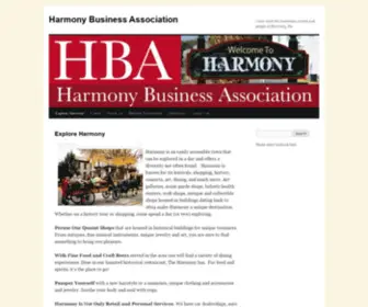 Harmonybusinessassociation.com(Harmony Business Association) Screenshot