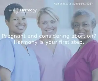 Harmonycareri.org(Harmony Care RI) Screenshot