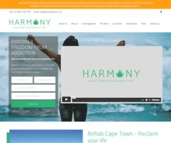 Harmonyclinic.co.za(Rehab Cape Town) Screenshot