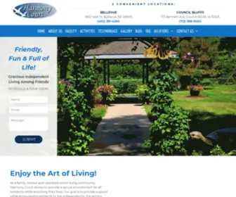 Harmonycourt.com(Harmony Court) Screenshot