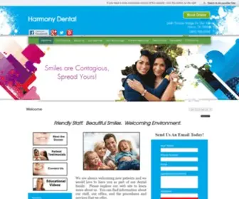 Harmonydentalfrisco.com(Frisco Dentist. Yaso Lakshmanakumarasamy) Screenshot