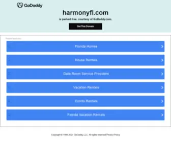 Harmonyfl.com(Master Planned Communities Florida) Screenshot