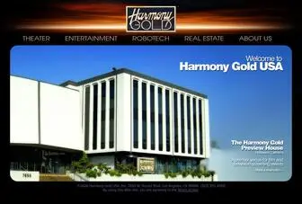 Harmonygold.com(Harmony Gold USA) Screenshot