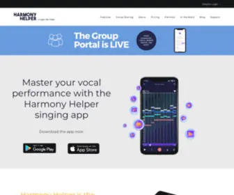 Harmonyhelperapp.com(Singing and Harmonizing App) Screenshot