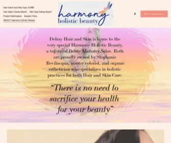 Harmonyholisticbeauty.com(Harmony Holistic Beauty of Delray Beach) Screenshot