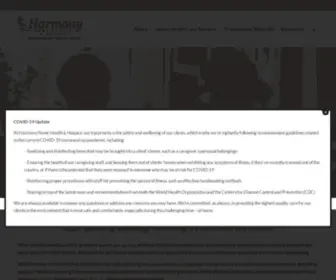 Harmonyhomehealth.com(Harmony Home Health) Screenshot