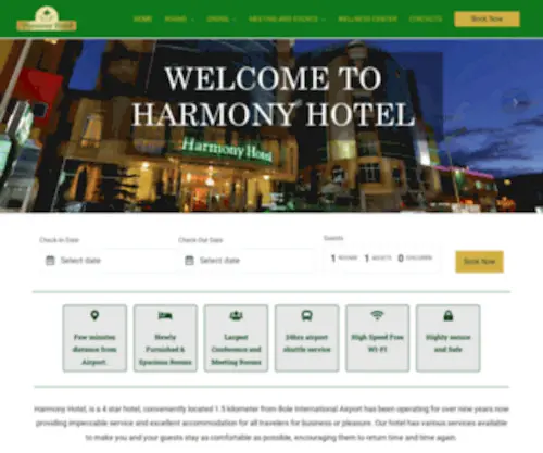 Harmonyhotelethiopia.com(Harmony Hotel) Screenshot