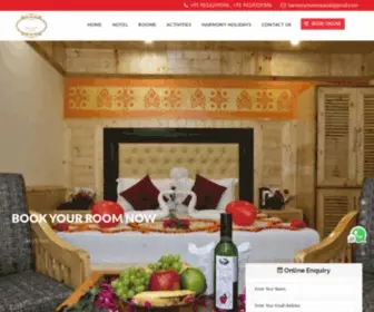 Harmonyhotelmanali.com(Hotel New Harmony Inn) Screenshot