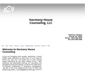 Harmonyhousecounseling.com(Christian Counseling) Screenshot