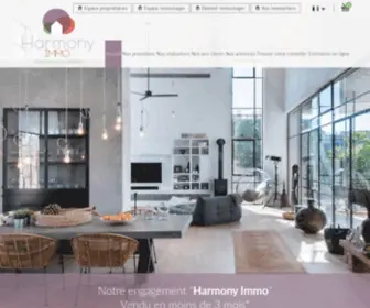 Harmonyimmo.fr(Réseau immobilier et valorisation immobilière) Screenshot