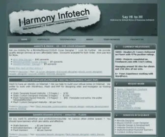 Harmonyinfotech.com(Harmonyinfotech) Screenshot