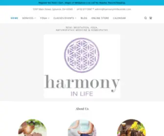 Harmonyinlifecenter.com(Harmonyinlifecenter) Screenshot