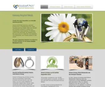 Harmonymetals.com(Harmony Recycled Metals) Screenshot