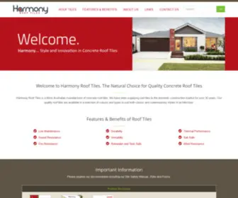 Harmonyrooftiles.com.au(Harmony Roof Tiles) Screenshot