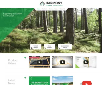 Harmonytimber.com(Harmony Timber Timber Solutions) Screenshot