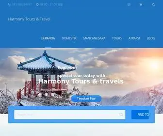 Harmonytours.id(Harmony Tours & Travel) Screenshot
