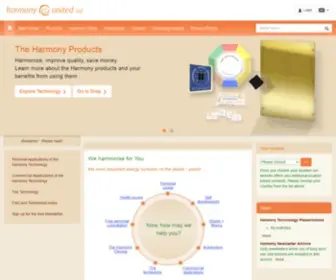 Harmonyunited.com(We harmonise for You the most important energy systems on the planet) Screenshot