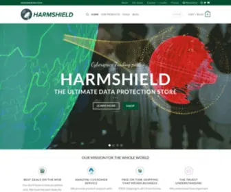 Harmshield.com(The Data Protection Store) Screenshot