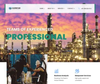 Harmyam.in(Oil and Gas Manpower Consultancy Firm) Screenshot