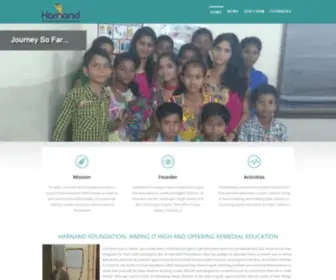 Harnand.org(Education Without Boundaries) Screenshot